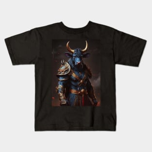 Legendary Warrior- Bull No.1 Kids T-Shirt